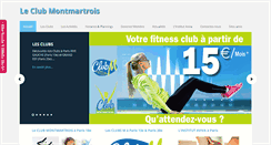 Desktop Screenshot of club-montmartrois.fr